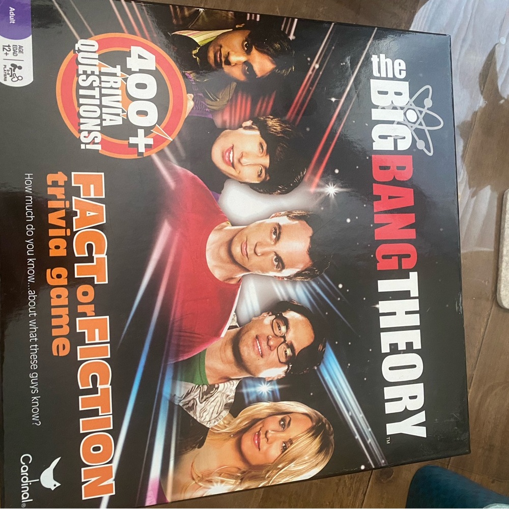 The Big Bang Theory Trivia Game by - Black